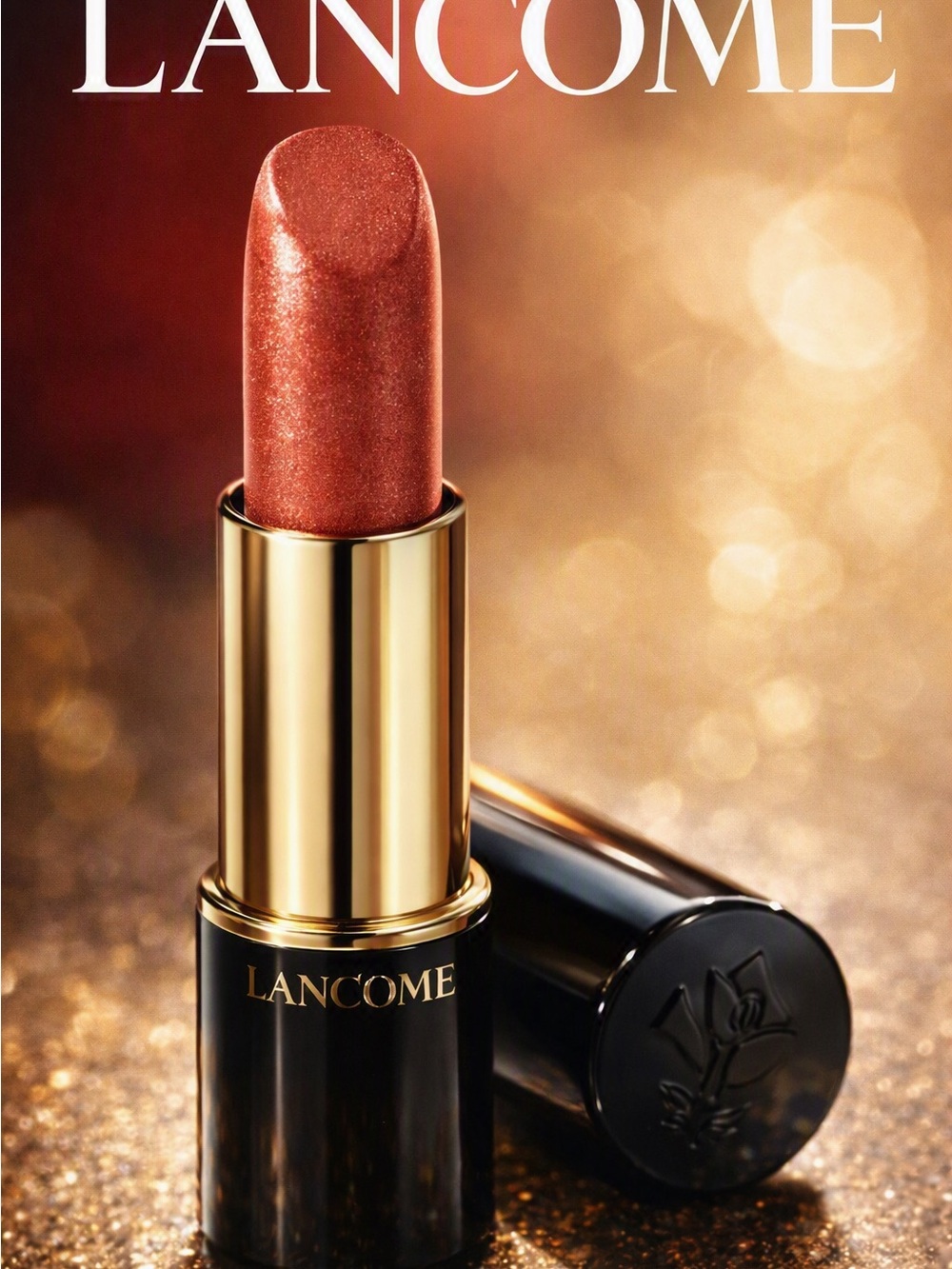 NWOT Lancôme Rouge Attraction Hypnose Lipstick No box Copper Shimmer